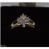 Image 1 : 10K YELLOW GOLD AND DIAMOND RING SIZE 7