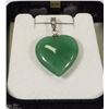 Image 1 : JADE HEART PENDANT.