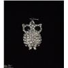Image 1 : ESTATE RHINESTONE OWL PENDANT.