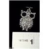 Image 2 : ESTATE RHINESTONE OWL PENDANT.