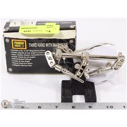 THIRD HAND WITH MAGNIFIER