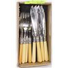 Image 1 : ANTIQUE HALLMARK SCROLL DESIGN CUTLERY