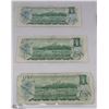 Image 5 : 3 REPLACEMENT NOTES SET 1$ 1973
