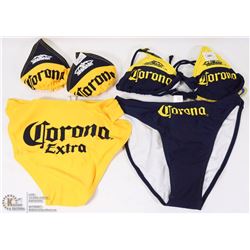 2 CORONA EXTRA 2-PIECE  LADIES SUITS SIZE MEDIUM