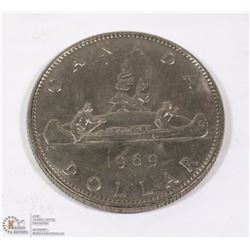 1969 CANADIAN $1.00 DOLLAR COIN