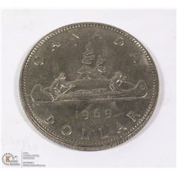 1969 CANADIAN $1.00 DOLLAR COIN