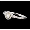Image 1 : 0.81 ctw Diamond Ring - 14KT White Gold