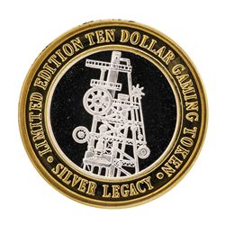 .999 Silver Silver Legacy Reno, Nevada $10 Casino Limited Edition Gaming Token