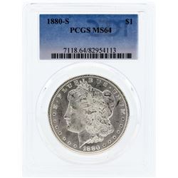 1880-S PCGS MS64 Morgan Silver Dollar