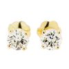 Image 1 : 0.60 ctw Diamond Earrings - 14KT Yellow Gold