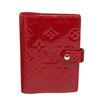 Image 1 : Louis Vuitton Red Vernis Monogram Leather Small Agenda Cover