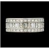 Image 2 : 1.00 ctw Diamond Band - 14KT White Gold