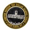 Image 2 : .999 Silver Harveys Lake Tahoe, Nevada $10 Casino Limited Edition Gaming Token