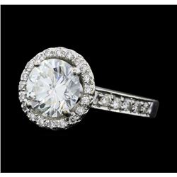 2.28 ctw Diamond Ring - 14KT White Gold
