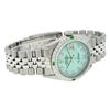 Image 6 : Rolex Mens SS Green MOP String Diamond & Emerald Datejust Wristwatch