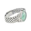 Image 7 : Rolex Mens SS Green MOP String Diamond & Emerald Datejust Wristwatch