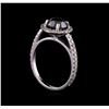 Image 4 : 2.60 ctw Black Diamond Ring - 14KT White Gold