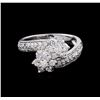 Image 2 : 0.76 ctw Diamond Ring - 14KT White Gold