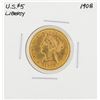 Image 1 : 1908 $5 Liberty Head Half Eagle Gold Coin