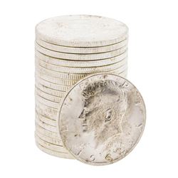 Roll of (20) 1964-D Brilliant Uncirculated Franklin Half Dollar Coins