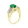 Image 4 : 1.80 ctw Emerald And Diamond Ring - 14KT Yellow Gold