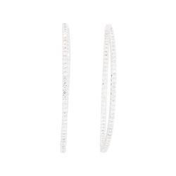 3.00 ctw Diamond Earrings - 14KT White Gold