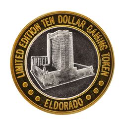 .999 Silver El Dorado Hotel & Casino Reno, Nevada $10 Limited Edition Gaming Tok