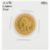 Image 1 : 1893 $5 Liberty Head Half Eagle Gold Coin