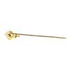Image 2 : 0.02 ctw Diamond Stick Pin - 10KT Yellow Gold