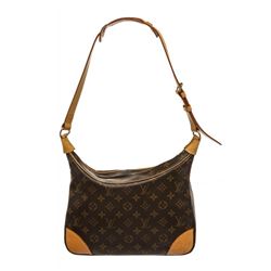 Louis Vuitton Monogram Canvas Leather Boulogne 30 PM Bag