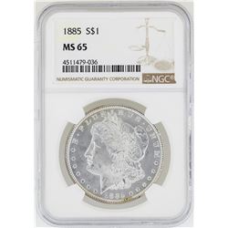 1885-S NGC MS 65 Morgan Silver Dollar