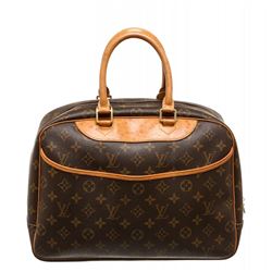 Louis Vuitton Monogram Canvas Leather Deauville Doctor Bag