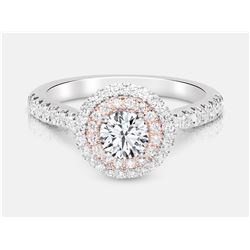 Diamond Ring - 18KT Two-Tone Gold