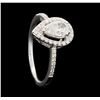 Image 4 : 0.89 ctw Diamond Ring - 14KT White Gold