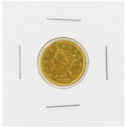 1853 $2.50 Liberty Head Gold Coin