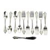 Image 1 : Wallace Grande Baroque Sterling Silver Salad Forks, Teaspoons, and Master Butter