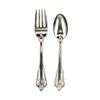 Image 3 : Wallace Grande Baroque Sterling Silver Salad Forks, Teaspoons, and Master Butter