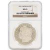 Image 1 : 1921 $1 Morgan Silver Dollar Coin NGC MS65