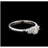 Image 1 : 1.00 ctw Diamond Ring - 14KT White Gold