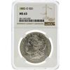 Image 1 : 1883-O NGC MS63 Morgan Silver Dollar