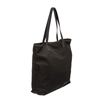 Image 3 : Prada Black Nylon Leather Long Tote Shoulder Bag
