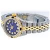 Image 4 : Rolex Two-Tone Diamond and Sapphire DateJust Ladies Watch