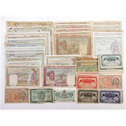 Banque De L'Algeria Banknote Assortment.