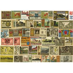 Notgeld and Banknote Assortment.