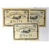Image 1 : Gulf, Colorado & Santa Fe Railway Co., 1882-1946 Trio of Stock Certificates