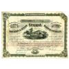 Image 1 : Houston & Texas Central Railway Co., 1881 Issued Stock Certificate