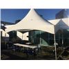 Image 1 : CONTENTS OF PATIO INCLUDING 10'X24' PARTY TENT, BBQ AND PATIO FURNITURE