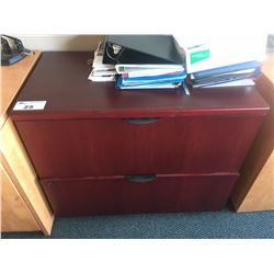 CHERRY 2 DRW. LATERAL FILE CABINET