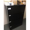 Image 1 : BLACK 4 DRW. LATERAL FILE CABINET