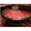 Image 2 : COMMERCIAL QUALITY 8 PLAYER BACCARAT TABLE WITH LOCKING CHIP TRAY AND DROP SAFE